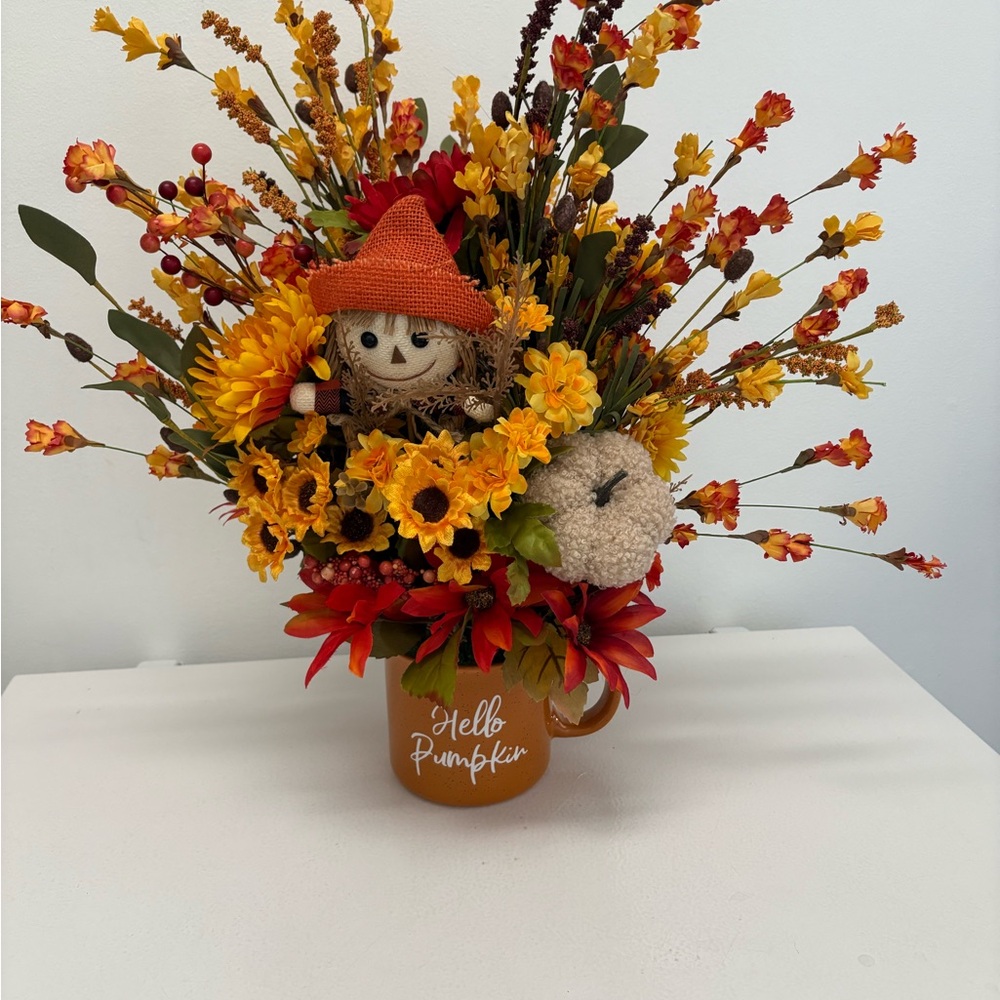 Autumn Harvest Faux Floral Arrangement